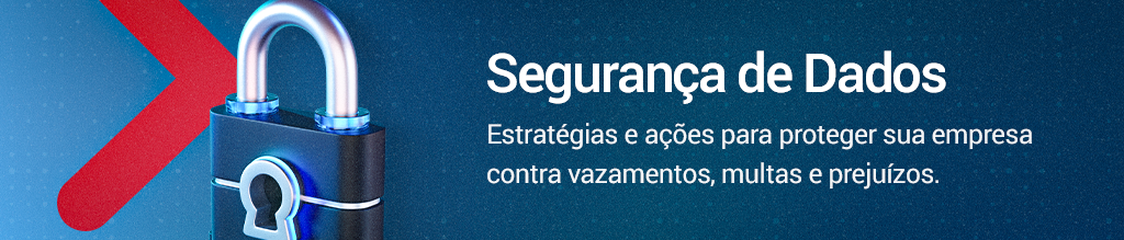 cadeado com logo da exact vermelho escrito ao lado em destaque "segurança de dados"